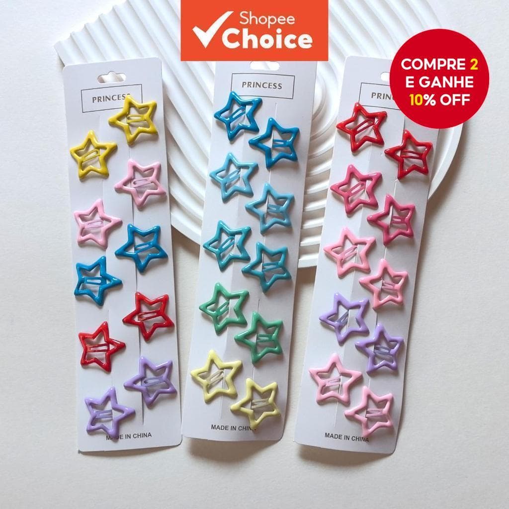 Grampos De Cabelo Y2K Star Girl : Apertos Duráveis Barrett De Metal Colorido Para Uso Diário E Festas