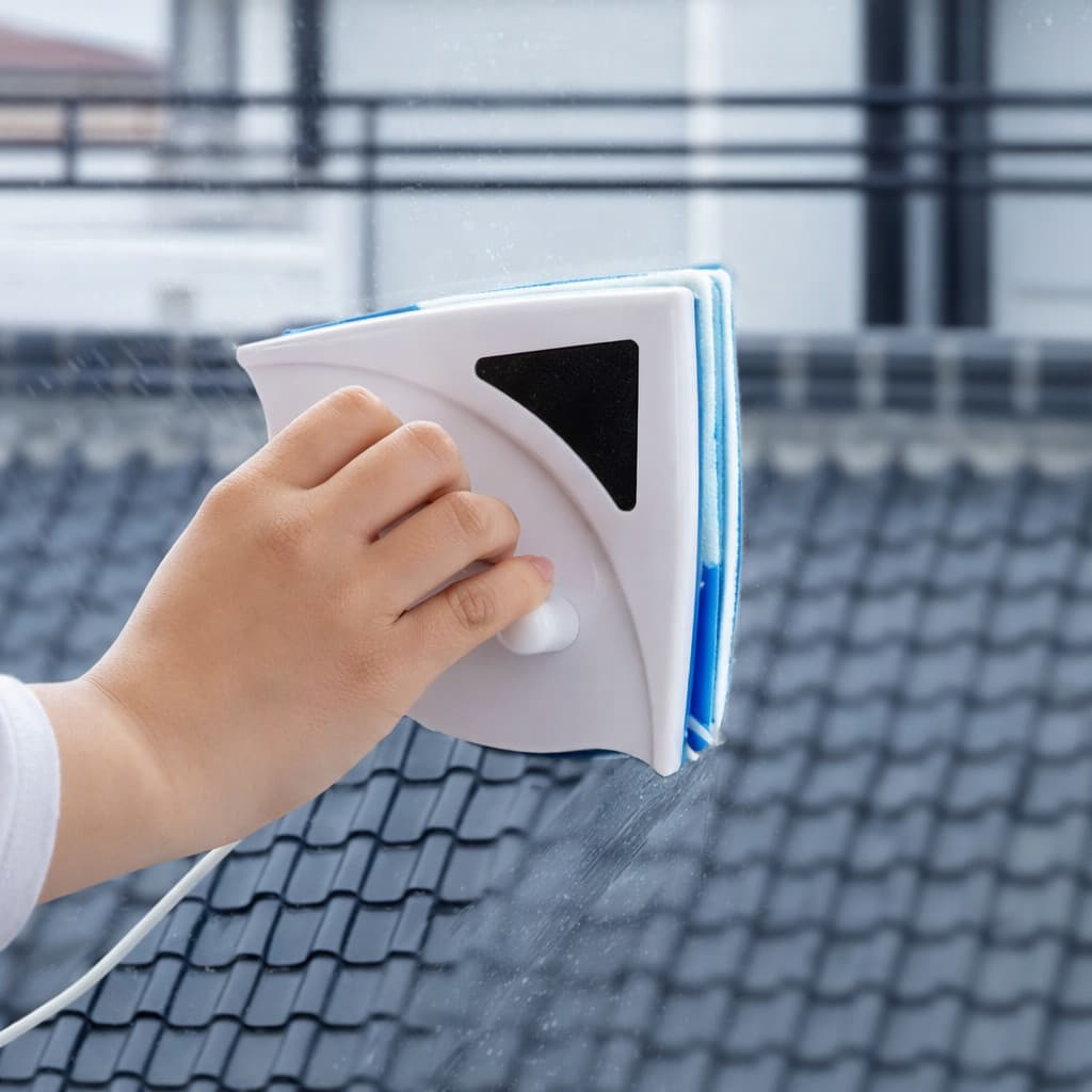 Limpador magnético para vidros limpeza aquários janelas dupla face flutuante residencial