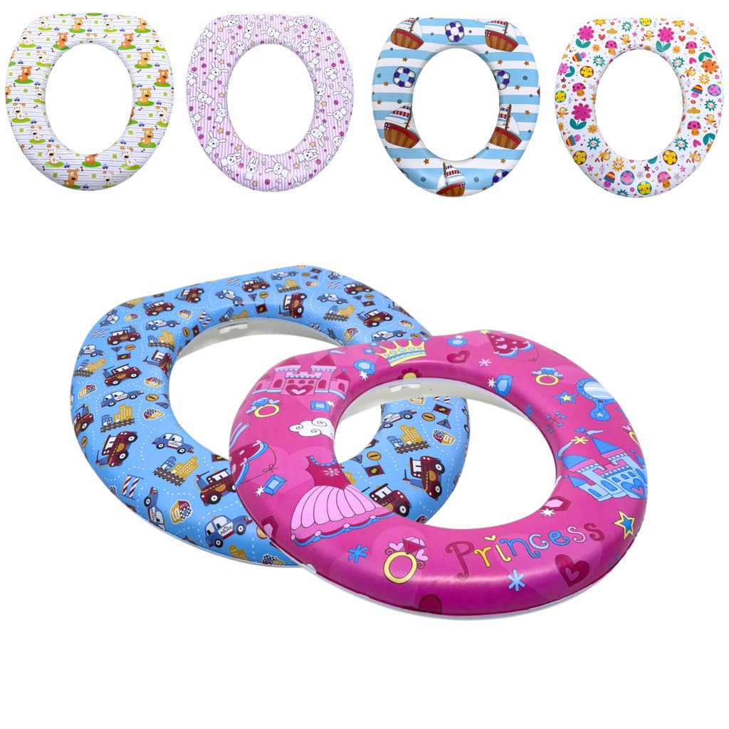 Redutor Infantil Assento Sanitário Almofadado Decorados