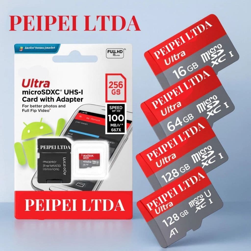 Cartão De Memória Micro 512gb/256gb/128gb Classe 10 Ultra Câmeras de Segurança Drone