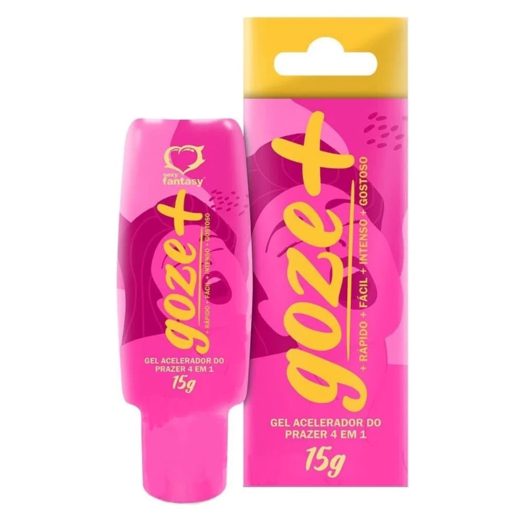 Acelerador de Prazer Feminino Goze Mais 4 em 1 - Gel Excitante 15g - Sexy Fantasy | Sex Shop Produtos Adultos