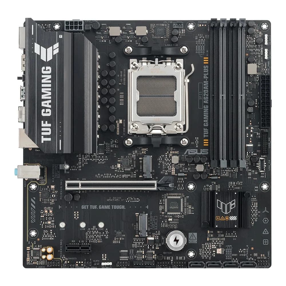 Placa Mãe ASUS TUF GAMING A620AM-PLUS, AMD AM5, m-ATX, DDR5 - 90MB1N30-M0EAY0