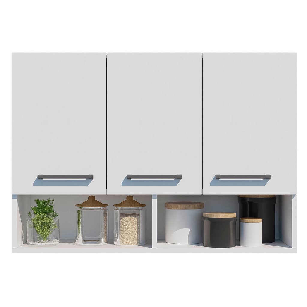 Armário Aéreo Funcional para Pratos, Copos e Mantimentos