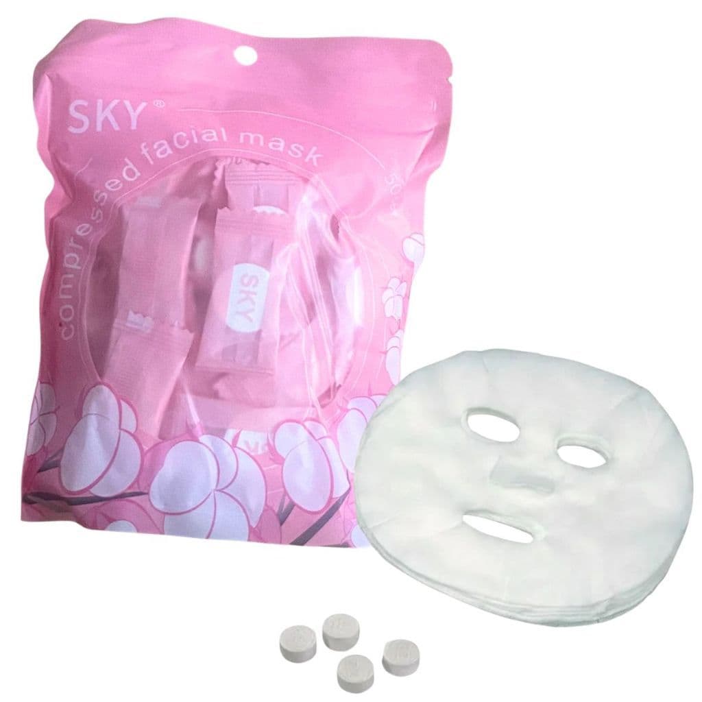 Kit 150 Máscaras Desidratadas Comprimidas Facial Spa Estética