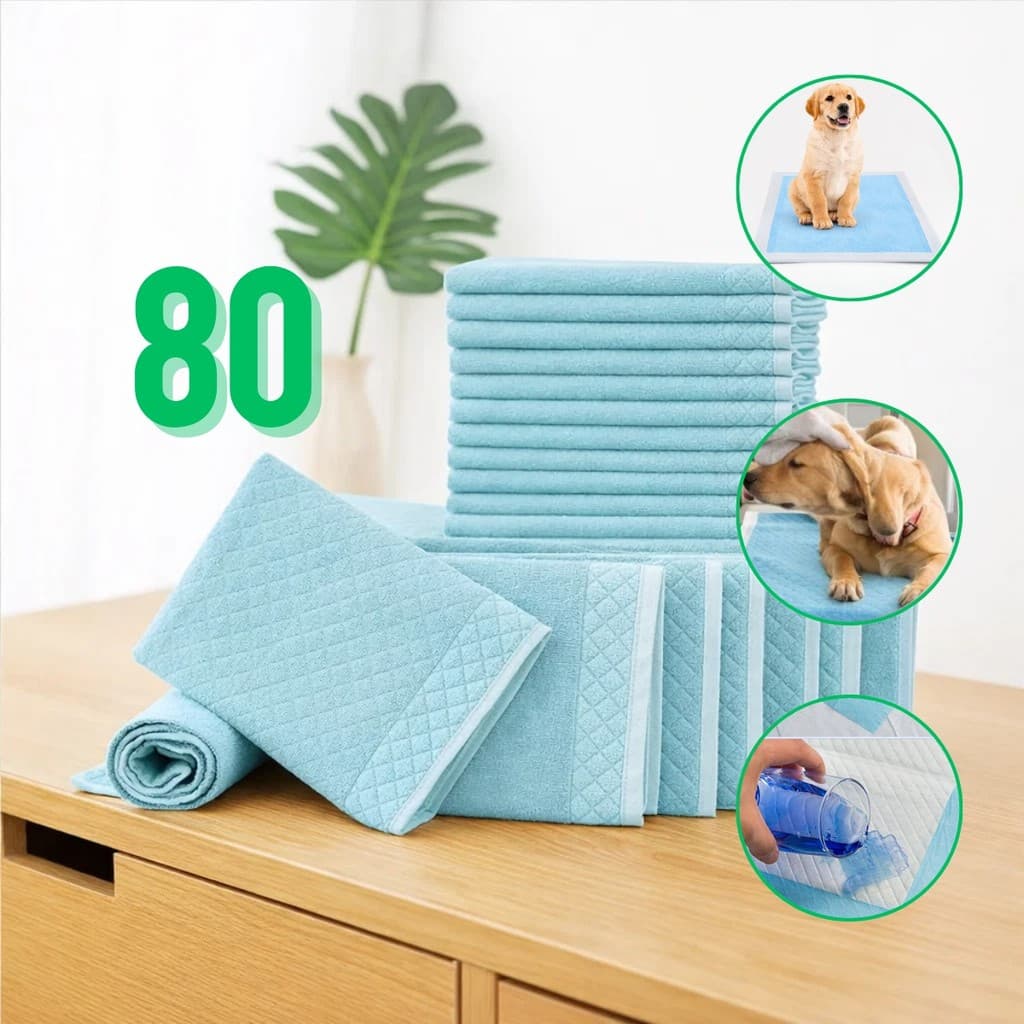 Tapete Higiênico  Para Cães 80un Fraldas Pet 60x60 cm