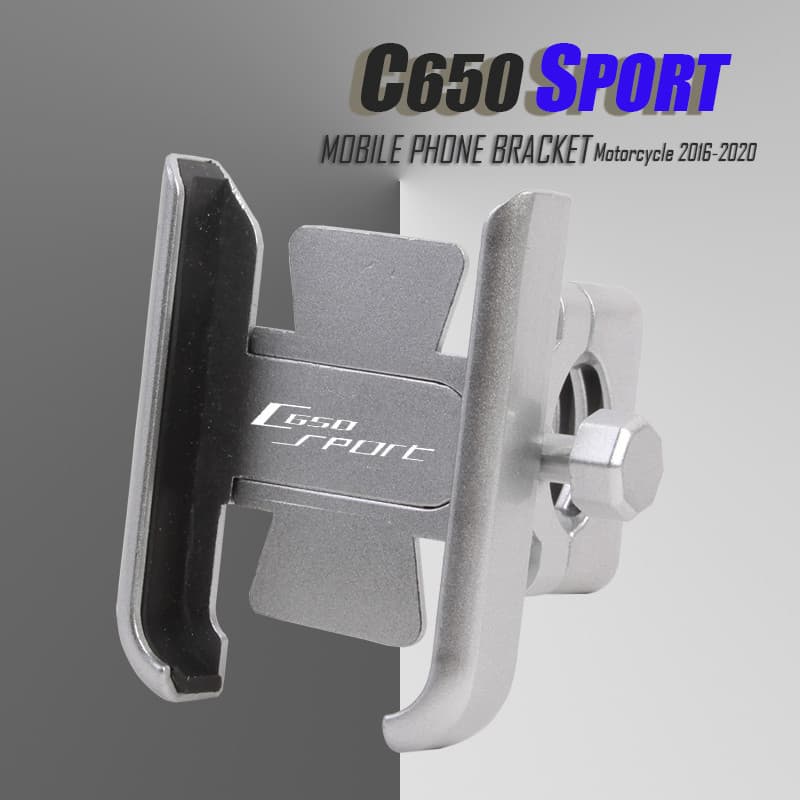 Para BMW C650 Esporte 2016 2017 2018 2019 2020 Motocicleta CNC Liga De Alumínio Lidar Com Barra Suporte Do Telefone Móve
