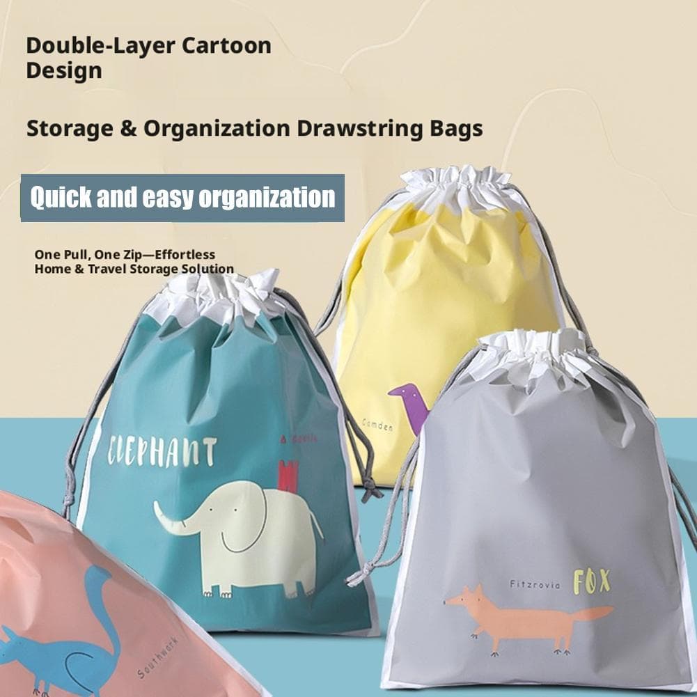 Armazenamento Com Cordão Bolsa 31 * 39 Cm Bolso Impermeável De Camada Dupla Adequado Para H6d0