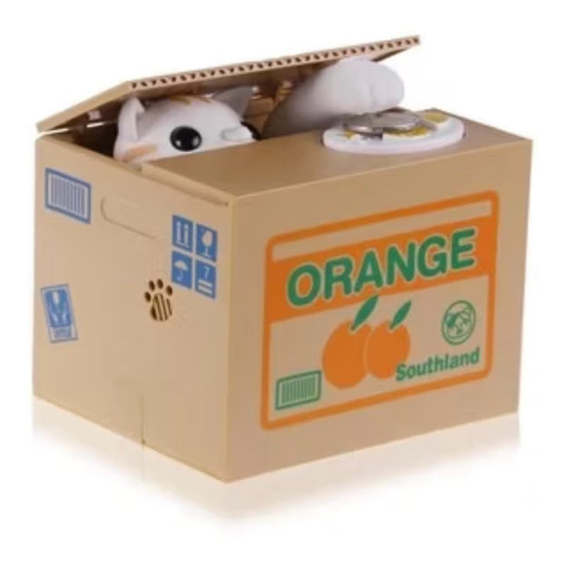 Cofre de Moedas Gatinho Mágico