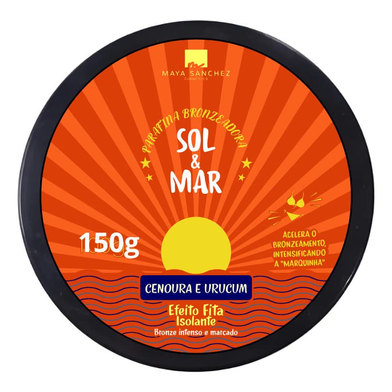 Parafina Bronzeadora Sol & Mar Bronze Intenso E Duradouro 150g