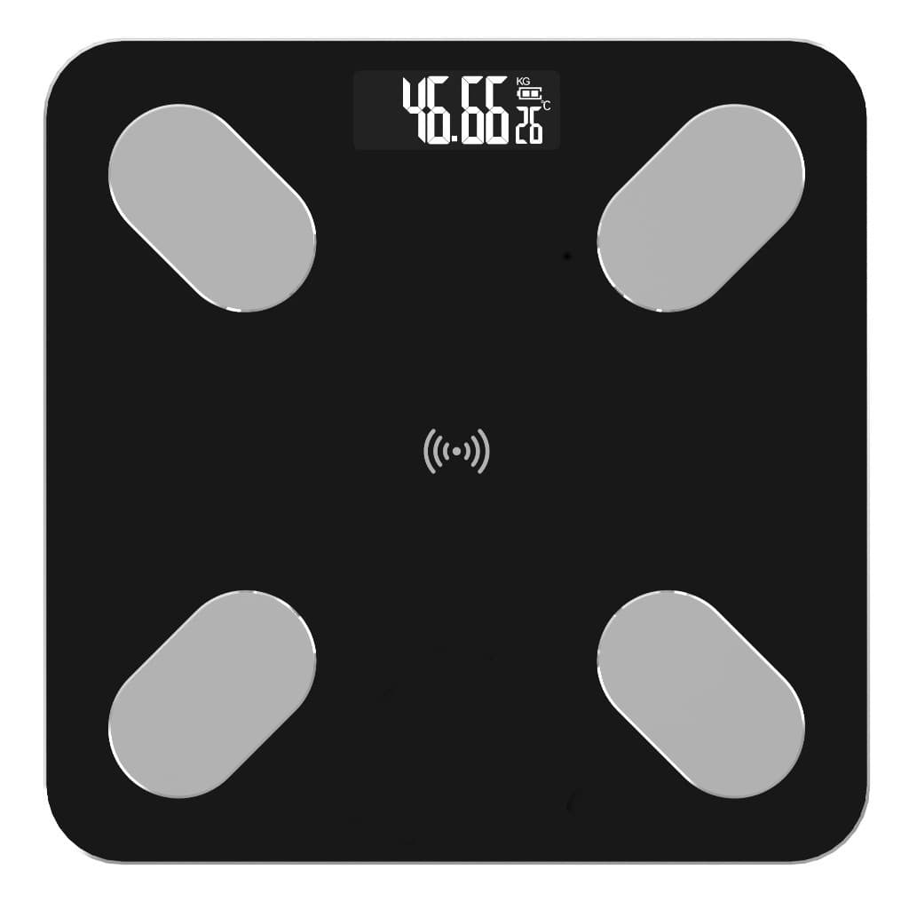 Balança Digital de Bioimpedância Com Bluetooth Corporal Suporta até 180kg Alta Precisão com Bateria