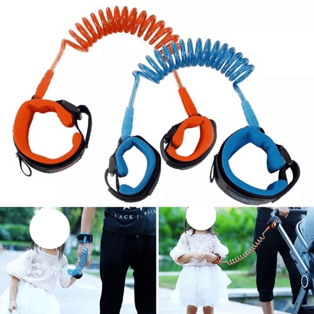 Guia de segurança coleira pulseira pulso anti perda criança