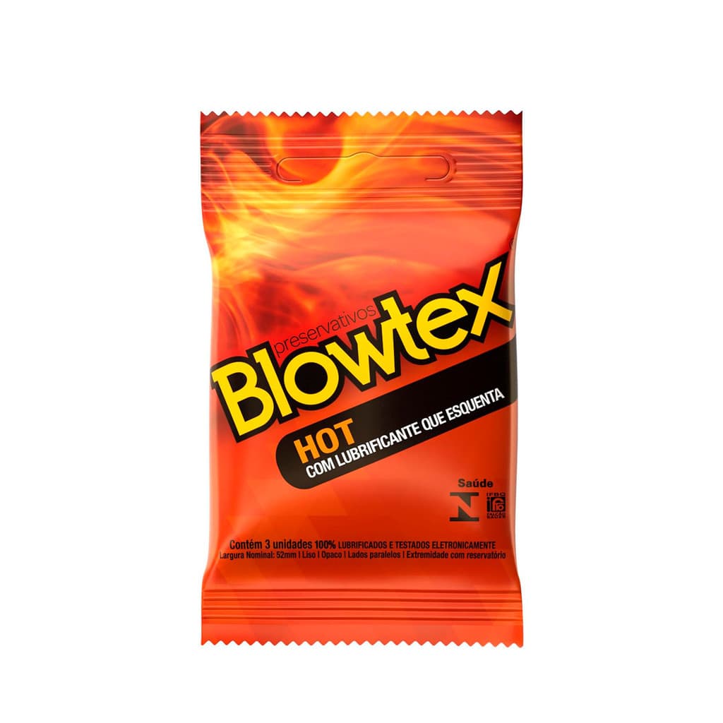Preservativo Efeito Aquecimento - 3 Unidades | Blowtex Hot