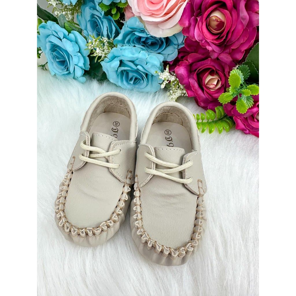 Sapato Mocassim Menino Marfim Social | D Milan