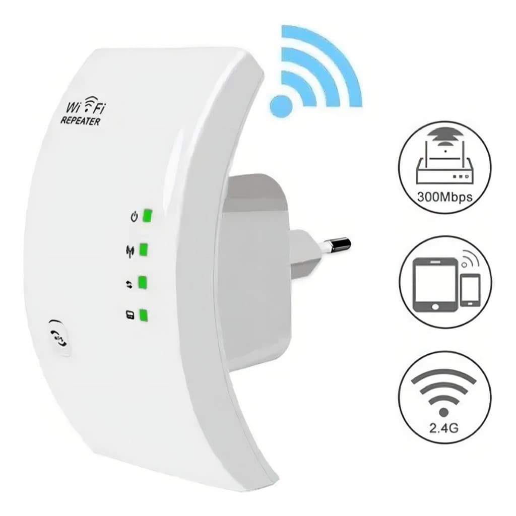 Repetidor Amplificador De Sinal Wifi 300/mbps Ultra Rápido sinal forte