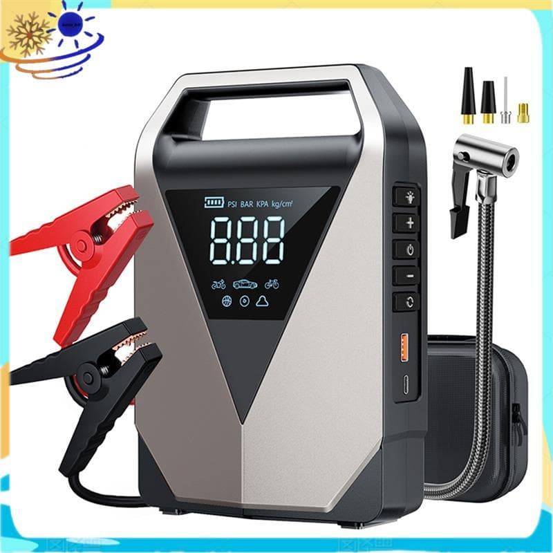 Bomba De Ar 4 Em 1 Para Carro , Compressor , Pneu , 14800mah , Pacote De Reforço De Bateria , Dispositivo De Partida