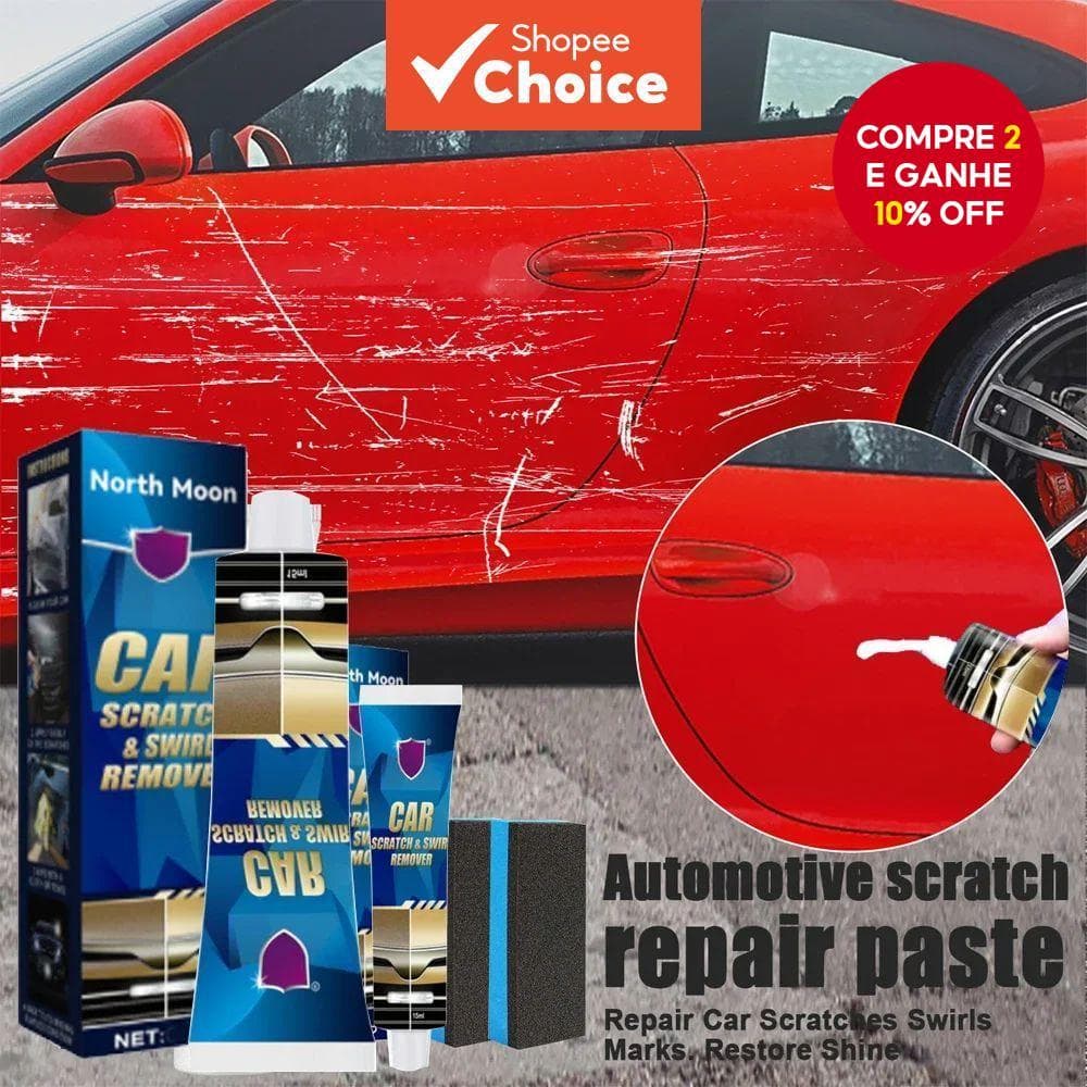  Kit Removedor Ultimate de Arranhões e Redemoinhos para Automóveis - Ferramentas Avançadas de Reparação de Pintura