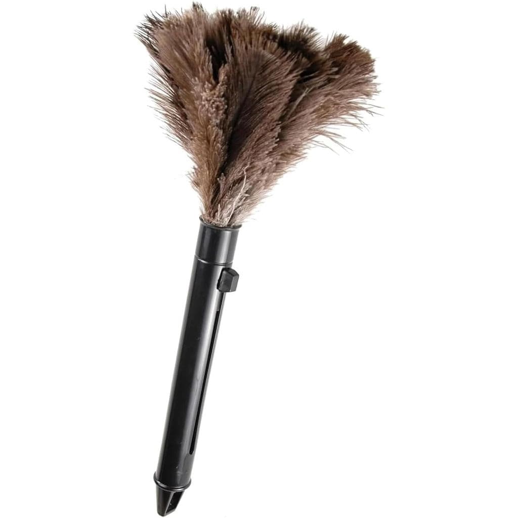 Espanador De Penas Retrátil-De Avestruz Genuínas , Limpeza Portátil Ecológica Reutilizável Para Teclado , Hom