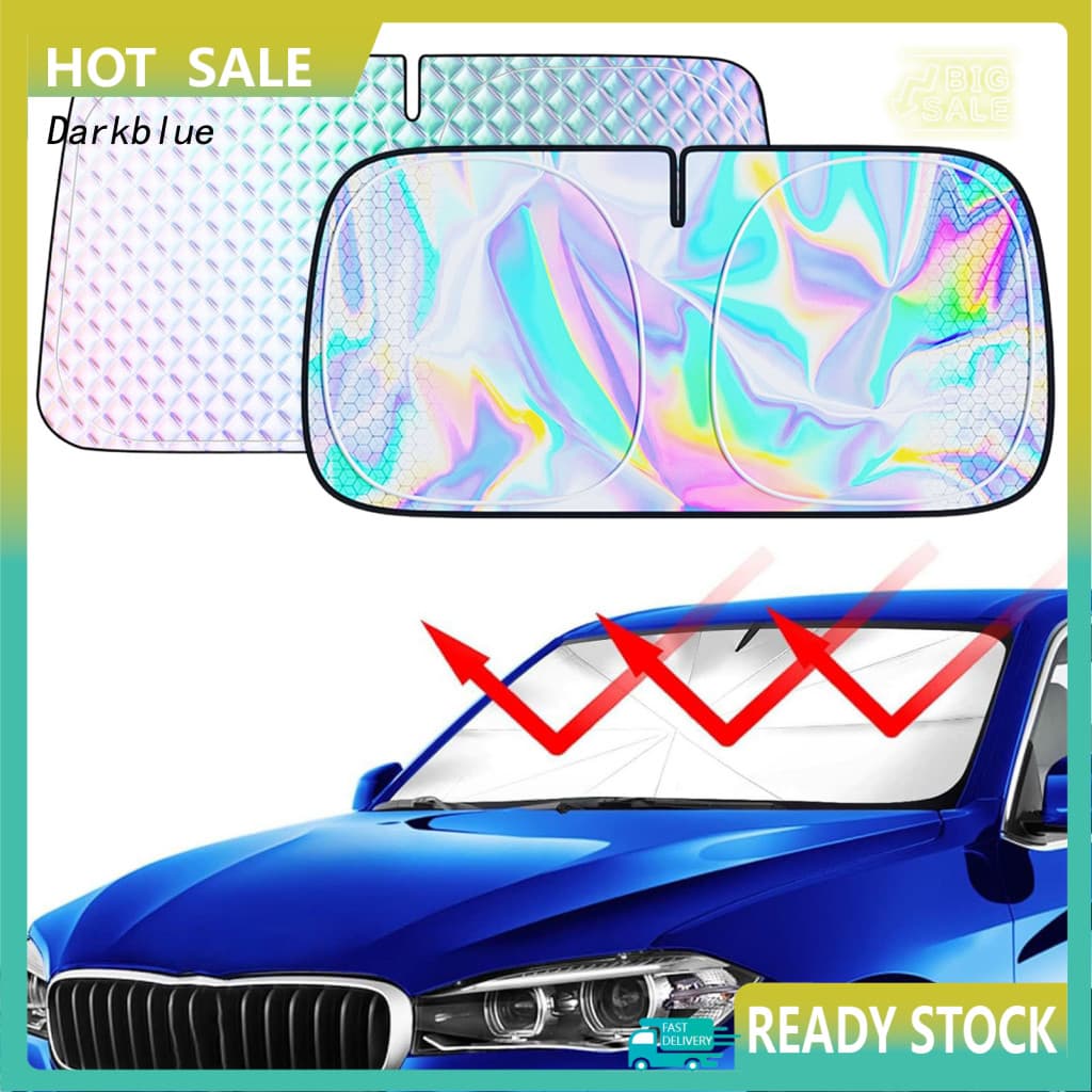 Car Heat Shield Cover Adjustable Windshield Sunshade Front Uv Protection Reduction for Saves Fuel Blocks Sun Rays for So