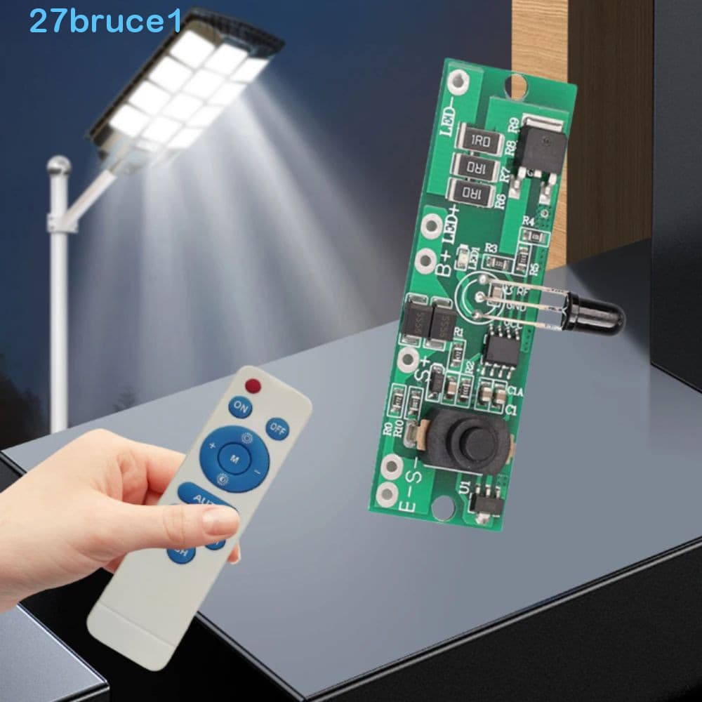 Painel De Controle BRUCE1 , Módulo Controlador De Placa De Driver Luz De Rua Solar , Lâmpada Remoto