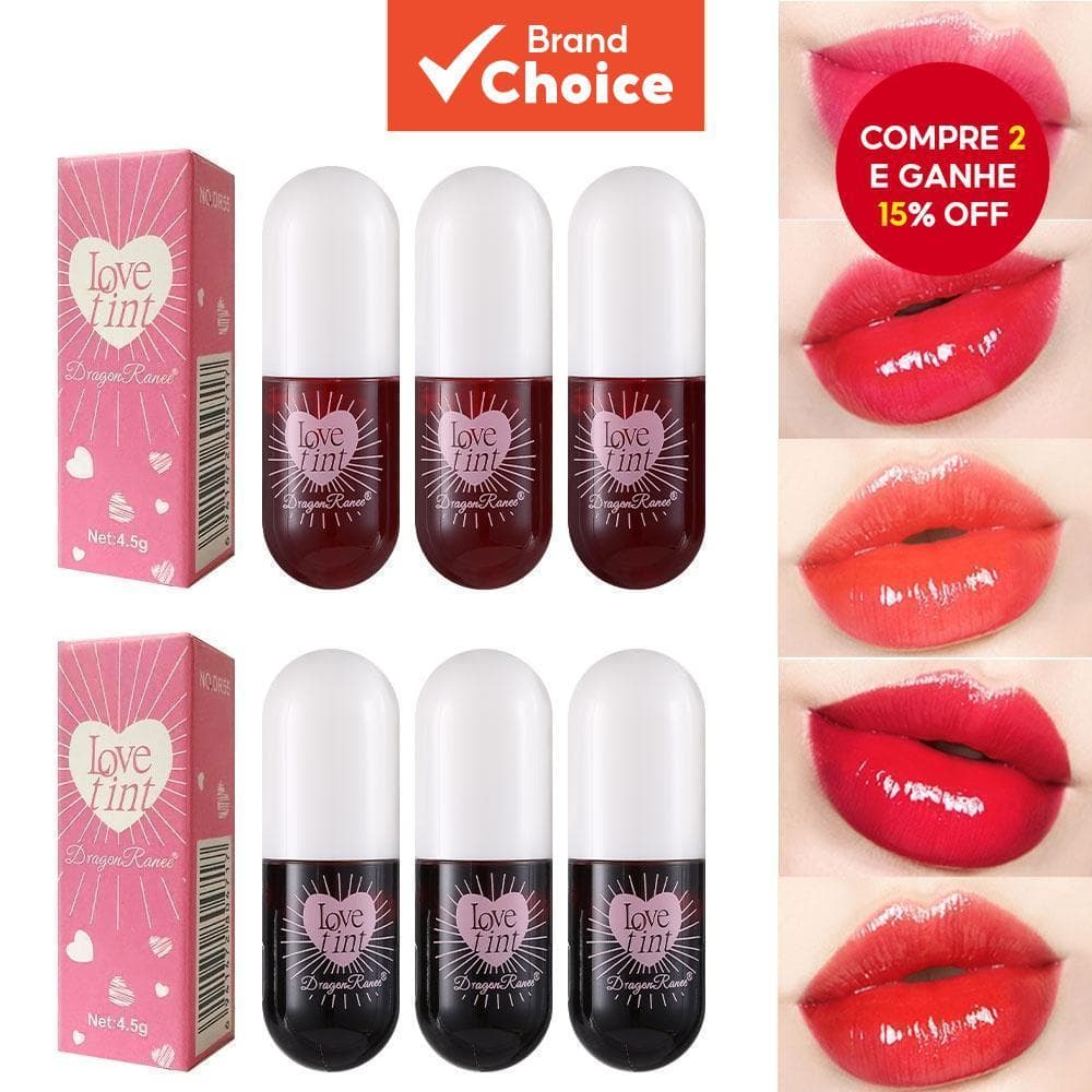 Dragon Ranee Espelho Lip Gloss Love Tint Hidratante De Longa Duração À Prova D'água Alto Brilho Delicado Versátil Primav