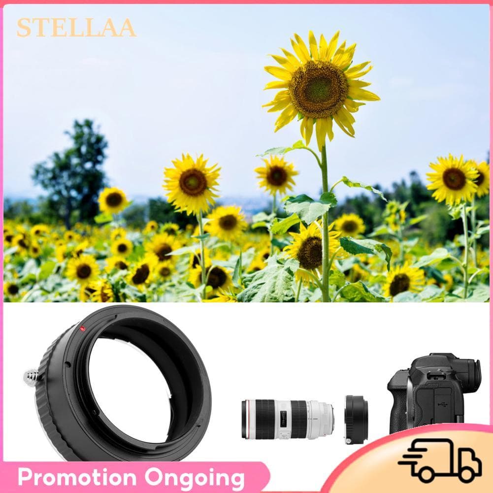 Stellaa Adaptador de lente para anel conversor de montagem EFEOS R Canon EF EFS para câmera FR