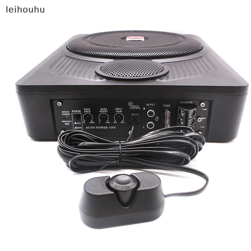 leiho ​ Amplificador De Carro Sintonizador Controlador Subwoofer Controle Remoto Ajuste Volume Para Alto-Falantes Sistem