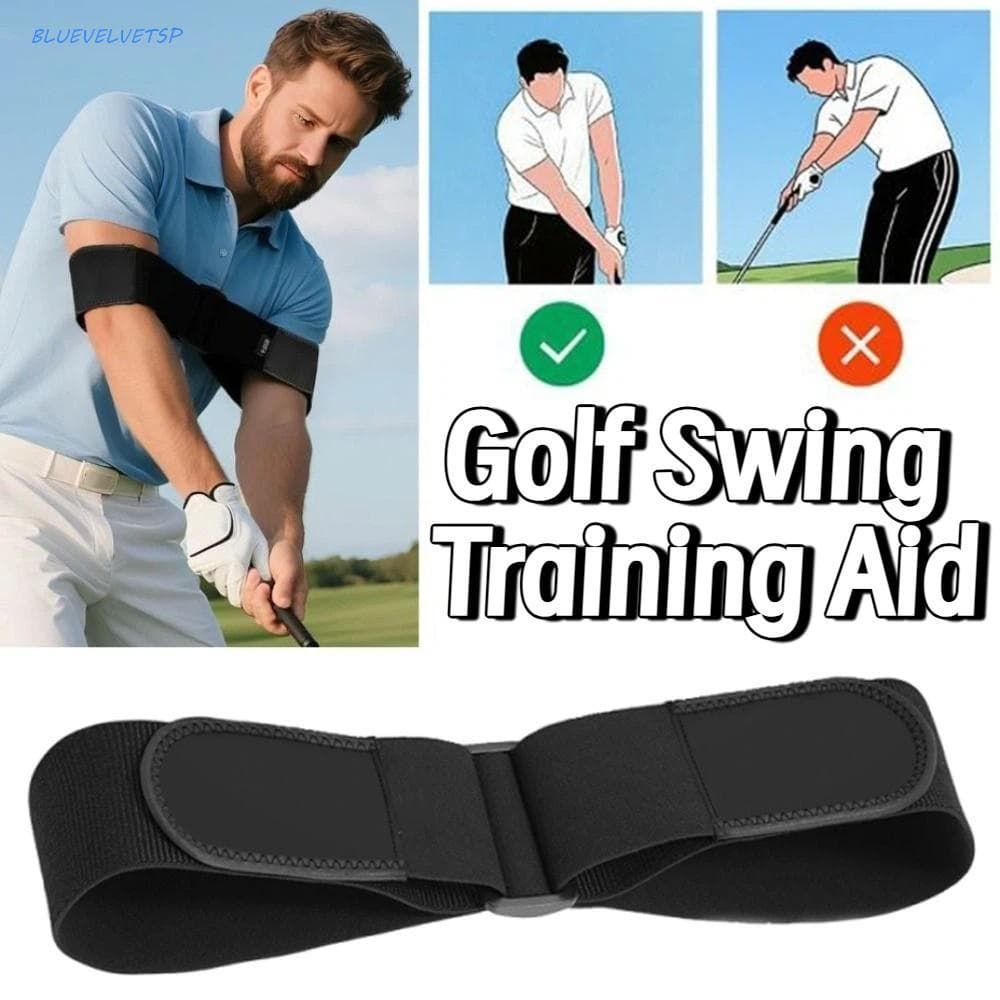 Cinto De Correção De Golfe BLUEVELVETSP , Auxílio Elástico Ajustável Para Treinamento De Balanço , Braçadeira Durável Pr
