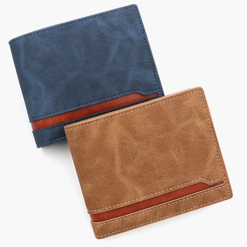 EXT Carteira Masculina Contemporânea PU , Bolsa Moedas Curta , A Arranhões , Porta-Cartões Para Uso Diário