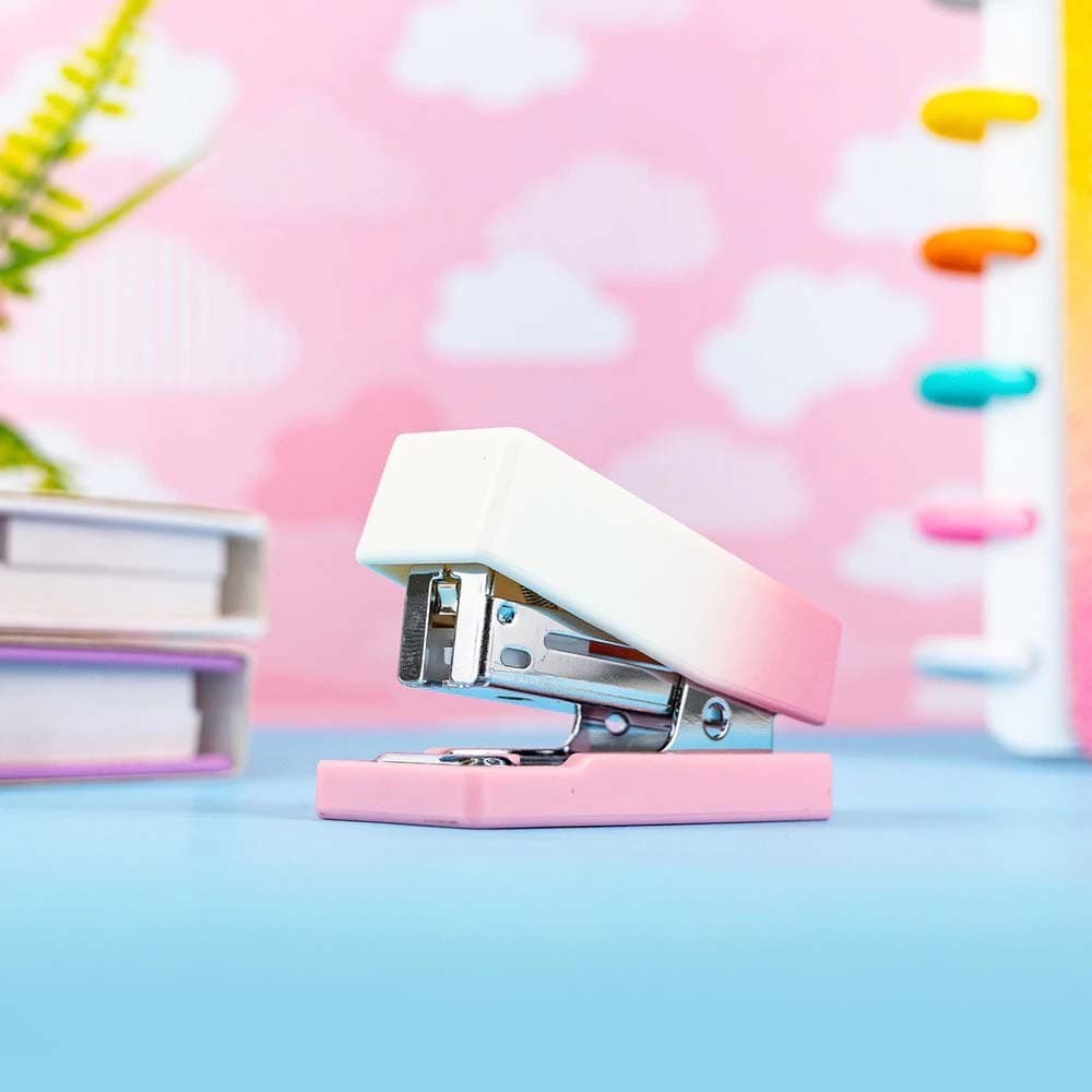 Grampeador De Papel Pequeno Para 12 Folhas Kit Com 400 Grampos 24 6 Escolar E Escritório