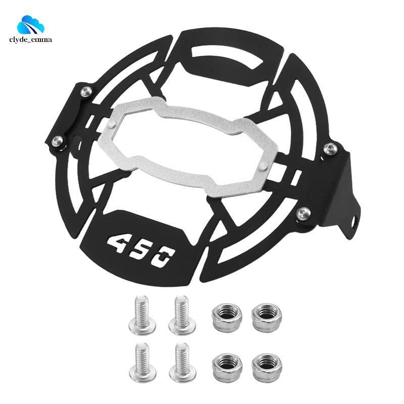 Acessórios Da Motocicleta Farol Grill Abajur Modificado Net Lâmpada Escudo Para 450 Guerrilla 450