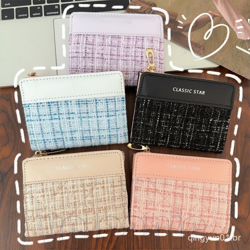 Carteira De Couro PU Retrô Estilo INS Coreano-Bolsa De Moedas Da Moda Estudante Cartão Feminina Armazenamento De Grande