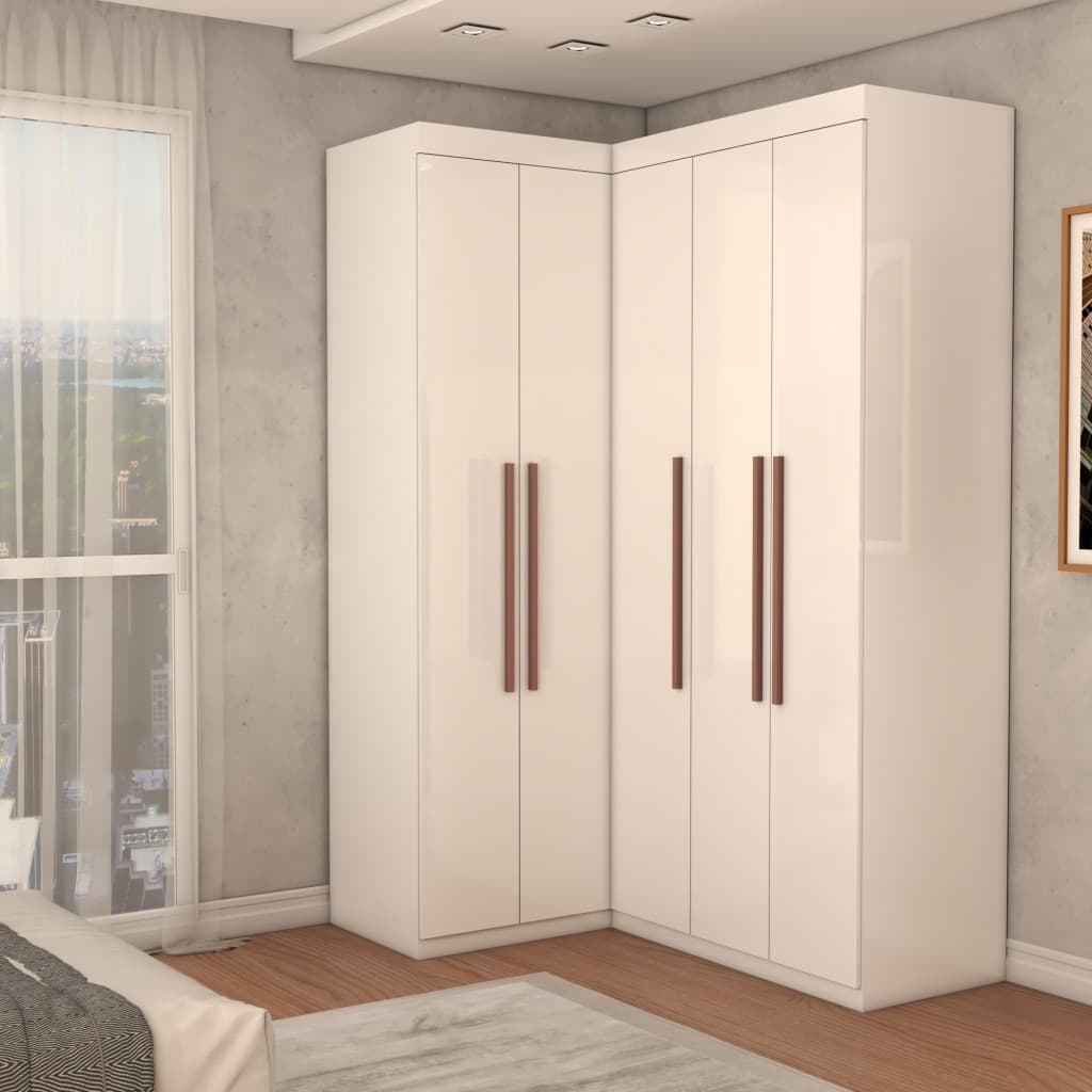 Guarda-Roupa Solteiro Modulado Odisseia 5 Portas 12 Prateleiras - Panorama Móveis