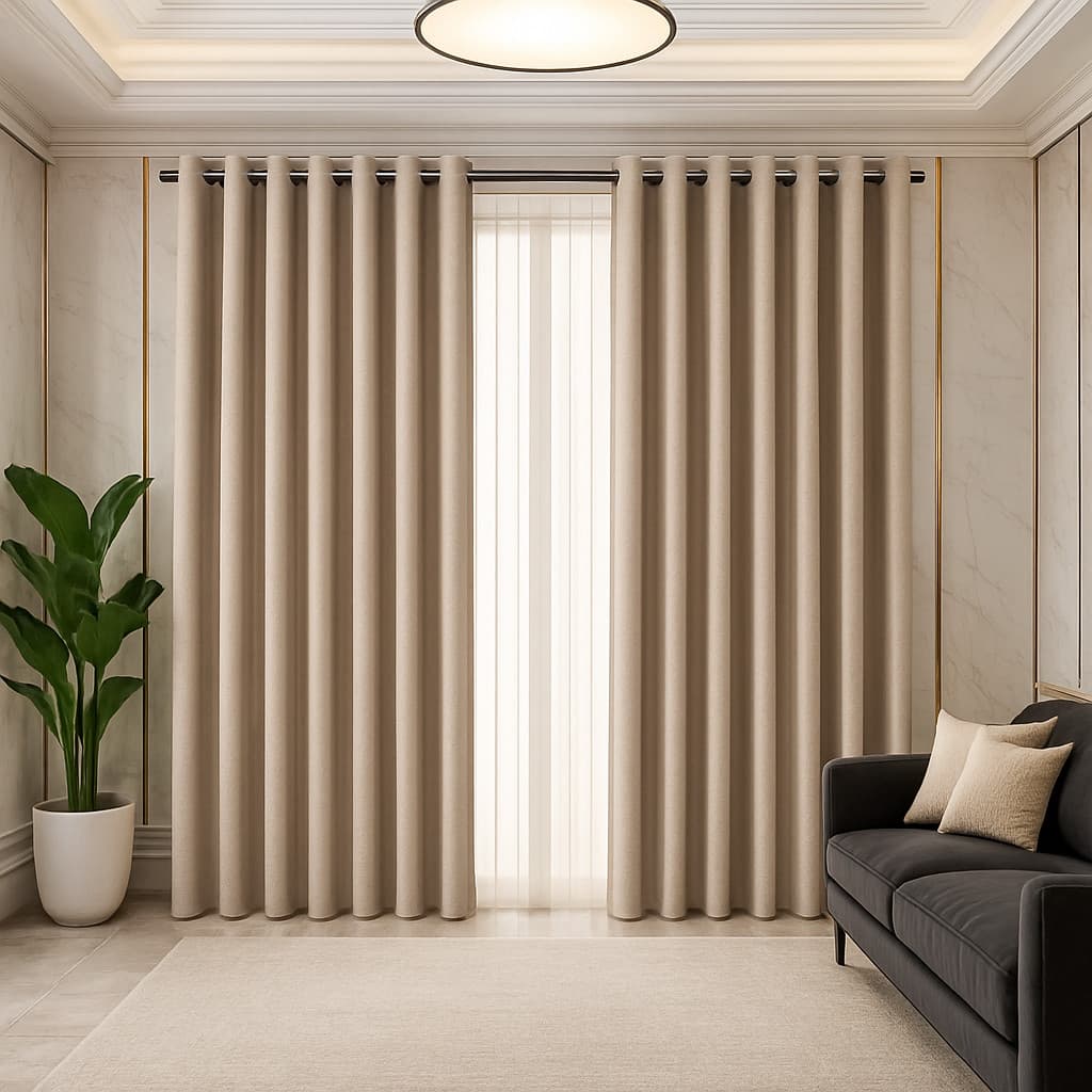 Cortina Roma Delicada Grande 3,00 x 2,20 Para Escritório Sala Quarto Diversas Cores a Pronta Entrega