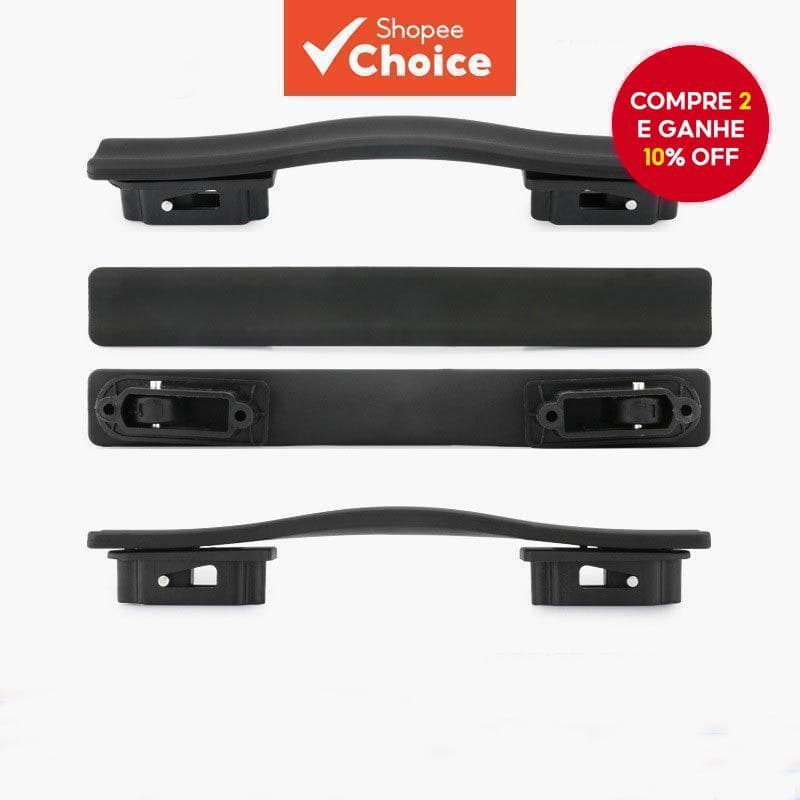 Alça De Mala Universal – Punho De Plástico Durável Para Bolsas De Viagem , Substituição E Reparo De Bagagem