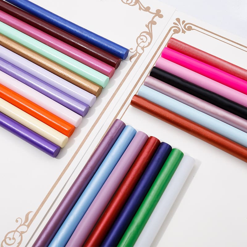 68 Cores Selo Cera Varas DIY Cola Quente Para Festa De Casamento Convite Presente Decoração