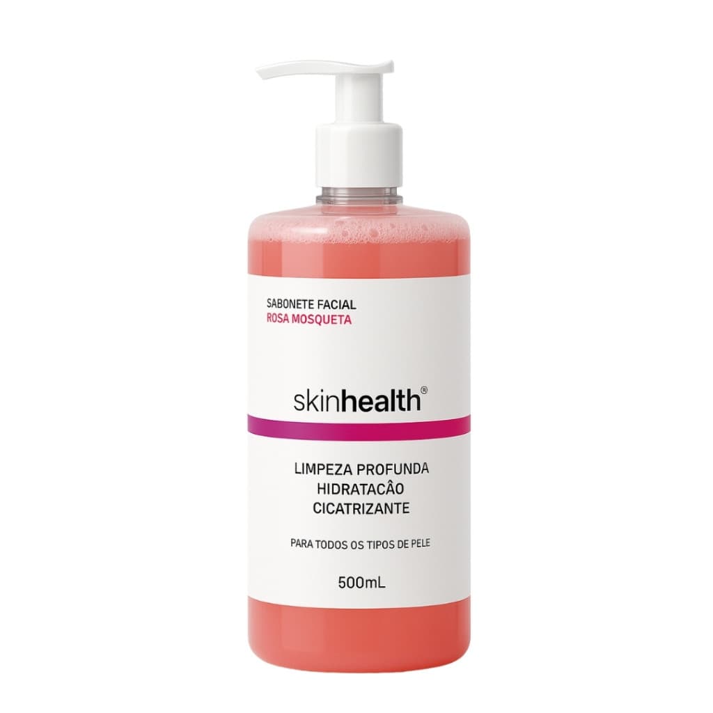 Sabonete Facial Rosa Mosqueta Skinhealth 500ml
