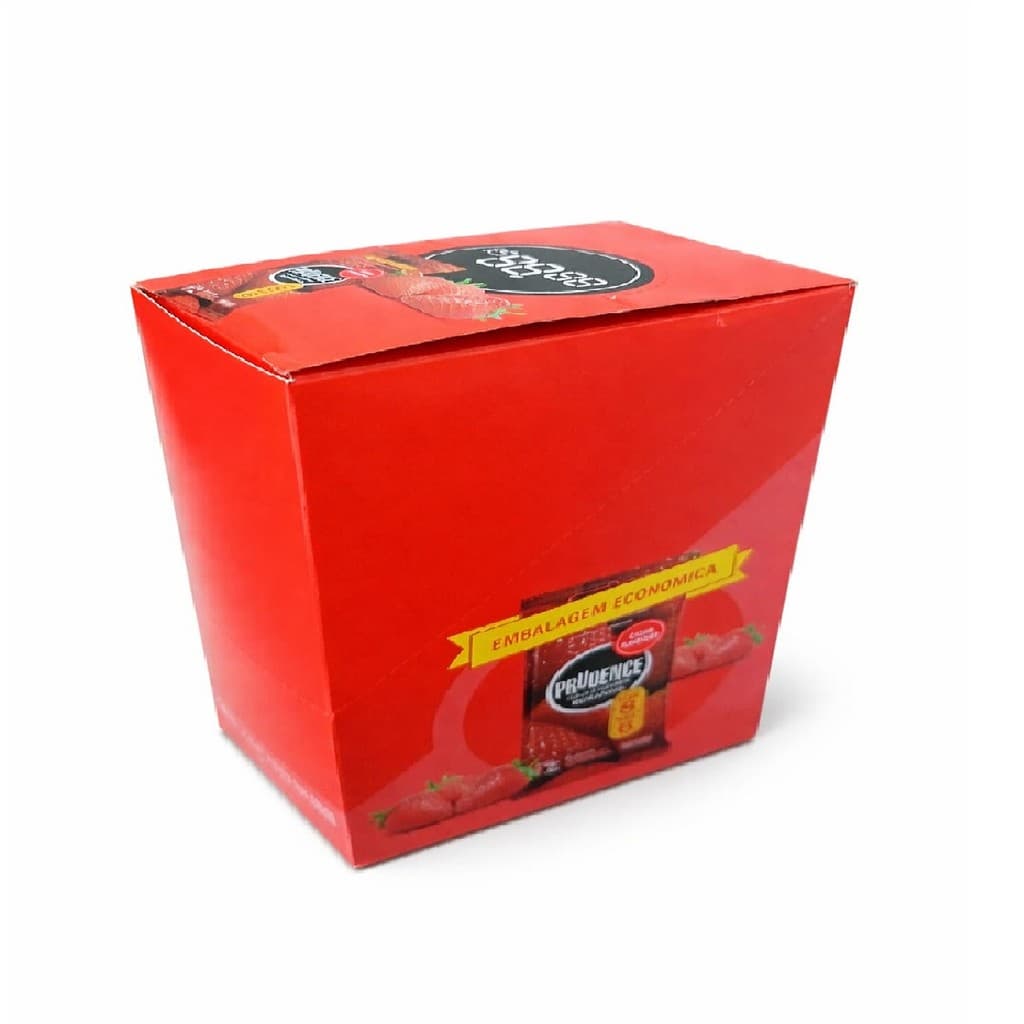 Prudence Cores e Sabores Morango L8P6 Caixa 6 un