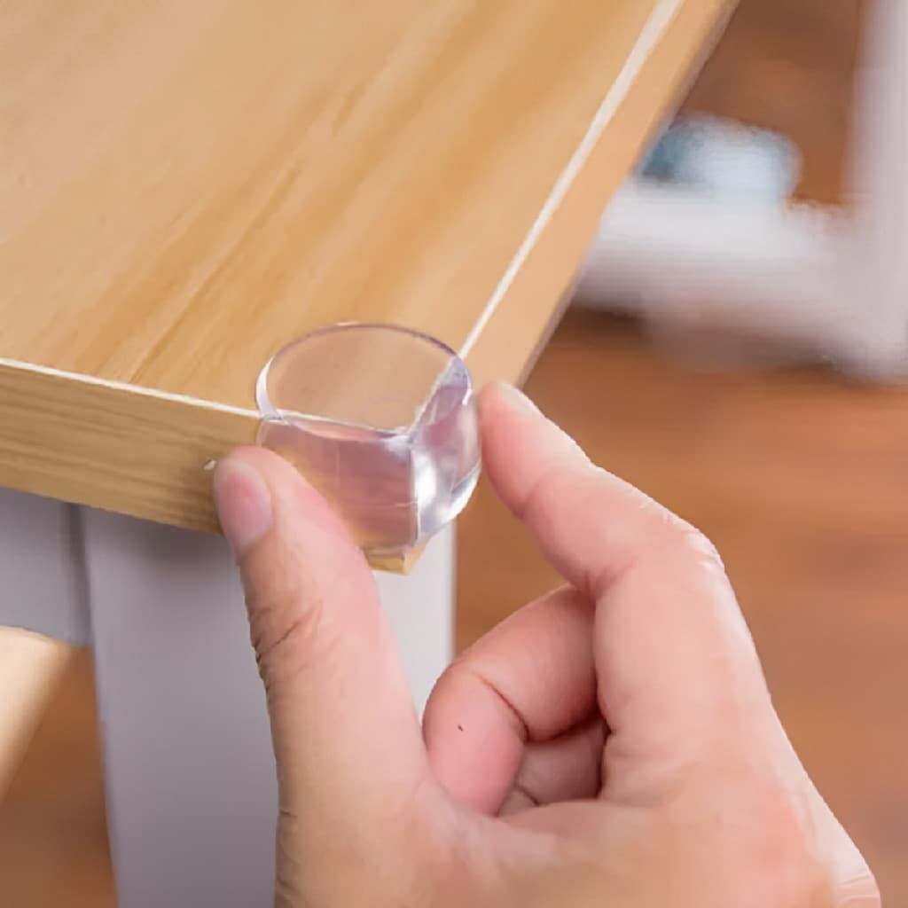 Kit 10 Und Protetor Silicone Canto De Mesa Protecao Crianca Bebes Protecao