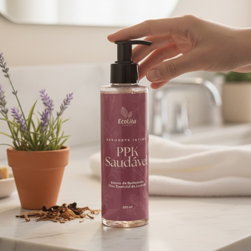 Sabonete Líquido Íntimo Natural | PPK Saudável | Ecolita.