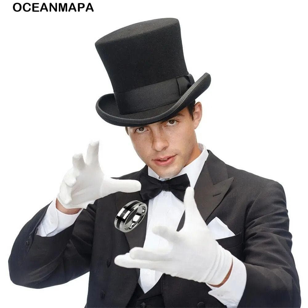 OCEANMAPA Truques De Anel Mágico , Mentalismo Terno Invisível Flutuante Adereços Mágicos Voador