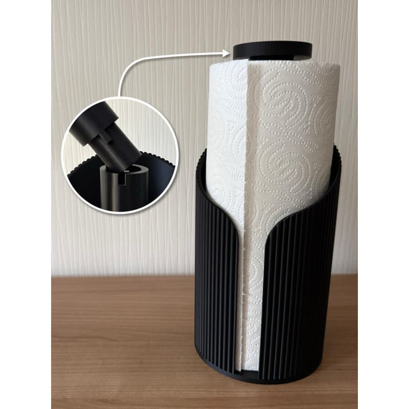 Suporte Porta Papel Toalha de Mesa – Organizador Moderno para Cozinha