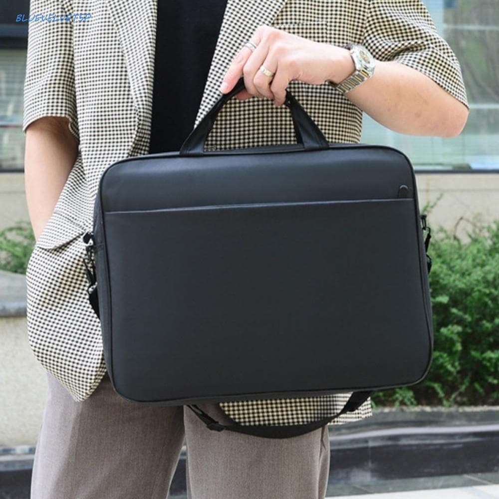 Bolsa Para Laptop Empresarial BLUEVELVETSP , Maleta Com Alça De Ombro , Bolsas Portáteis , Cor Sólida