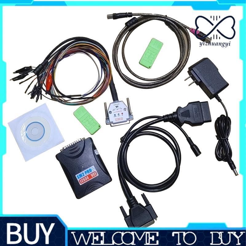 SM2 Pro J2534 VCI ECU Master OBD2 Ler E Escrever 67IN1 + PCM EEPROM FLASH Banco OBD Ferramenta 1.20/1.21 Programador Eua