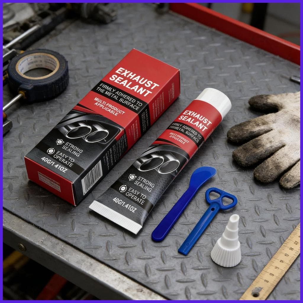 Selante De Tubo De Escape 40g , À Prova De Vazamento , Pasta Universal , Kit De Remendo Para Tubos , Carro , Motocicleta