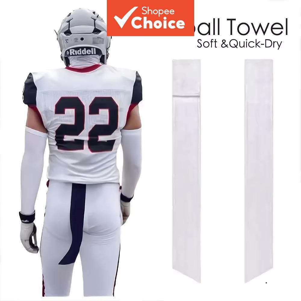  Toalha de futebol para streamer | Toalha esportiva de secagem rápida para mãos e equipamentos, tecido leve absorvente