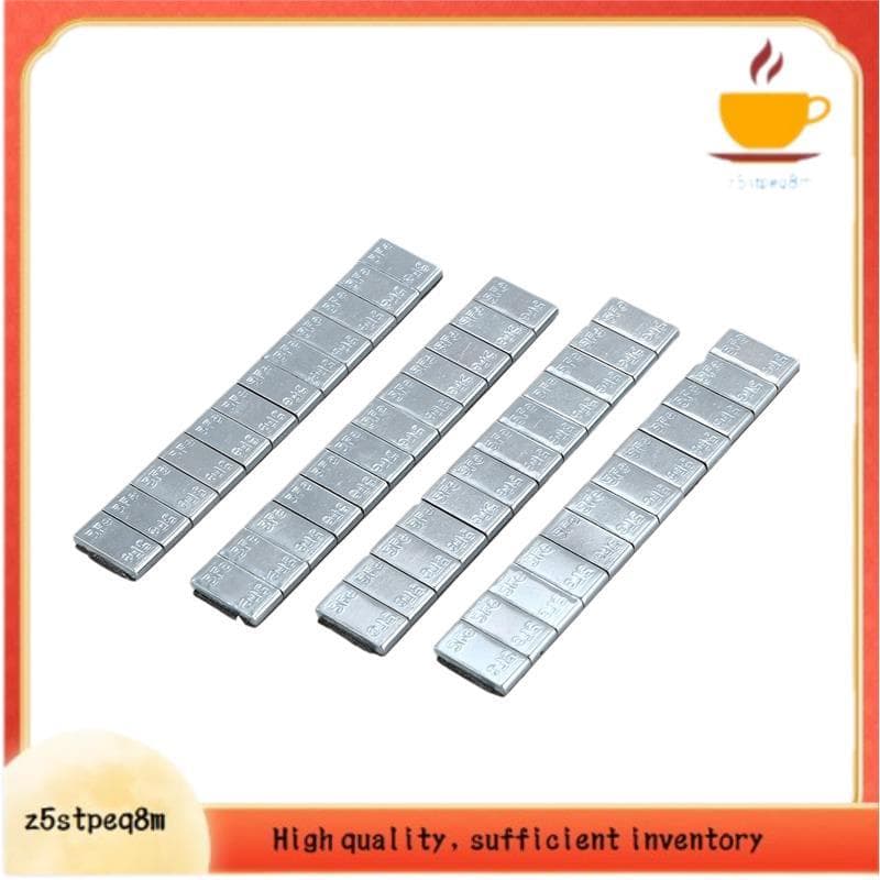 4x Adesivo Carro Caminhão Pneu Roda Equilíbrio Pesos Tiras 2.1oz/60g Prata