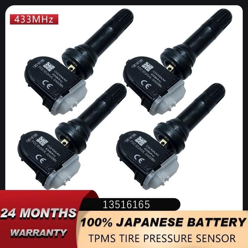 Sensor TPMS Para Chevrolet Suburban Tahoe GMC Sierra Terreno Yukon 2018 2019 Pressão Dos Pneus 433Mhz 13516165 13598773