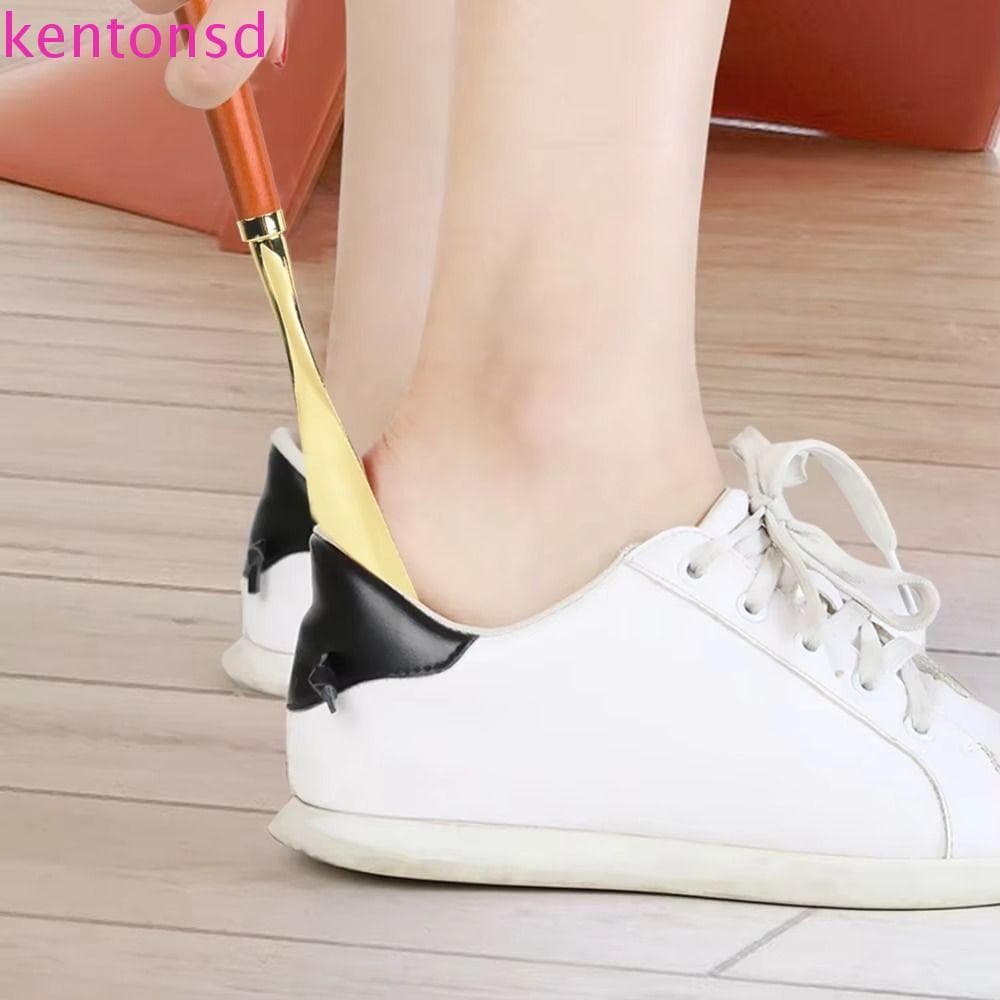 Buzina De Sapato De Metal KENTONSD , Calçadeira Longa Com Alça De 32 Cm , Ferramenta De Uso De Sapatos , Levantador Port