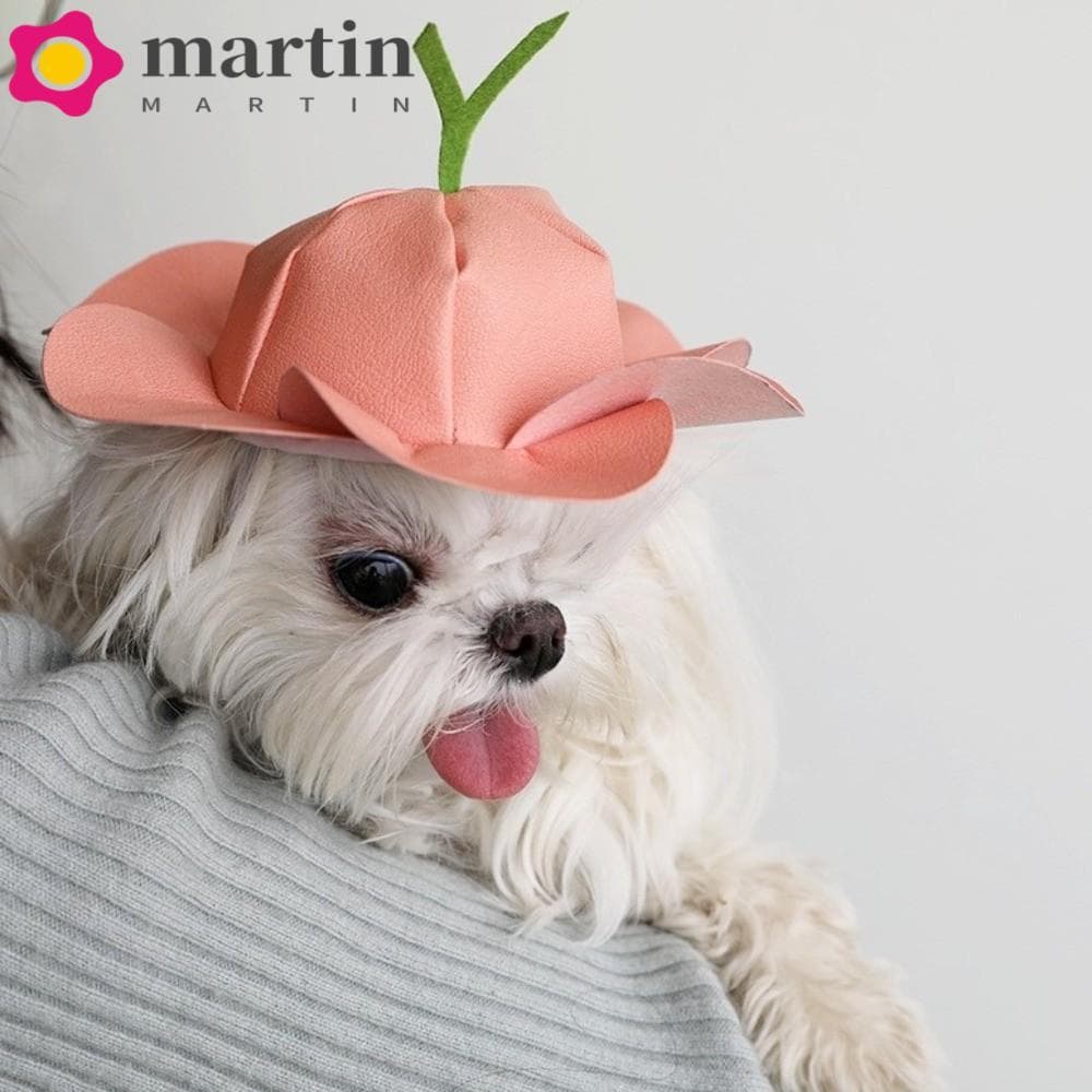 Chapéu De Sol Para Cachorro MARTIN , Guarda-Respirável Em Formato De Flor Protetor Solar Animais De Estimação Chifre De 