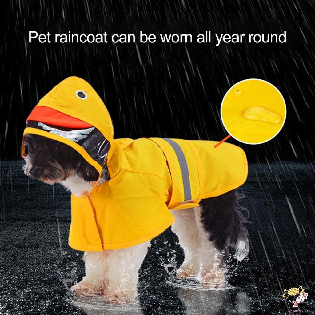 Jaqueta De Chuva Para Cães Leve E Impermeável Pequenos , Médios Grandes